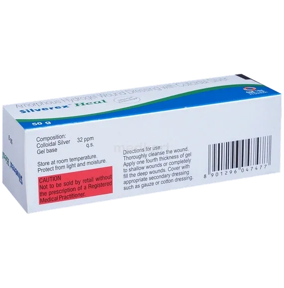 silverex heal cream 50 gm